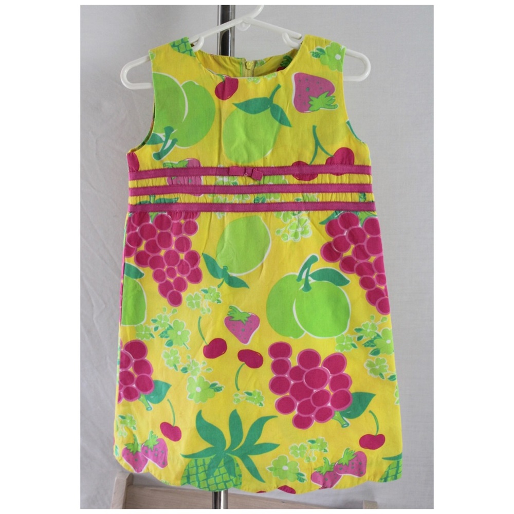 Lilly Pulitzer Girls Size 4 Dress Sangria Print